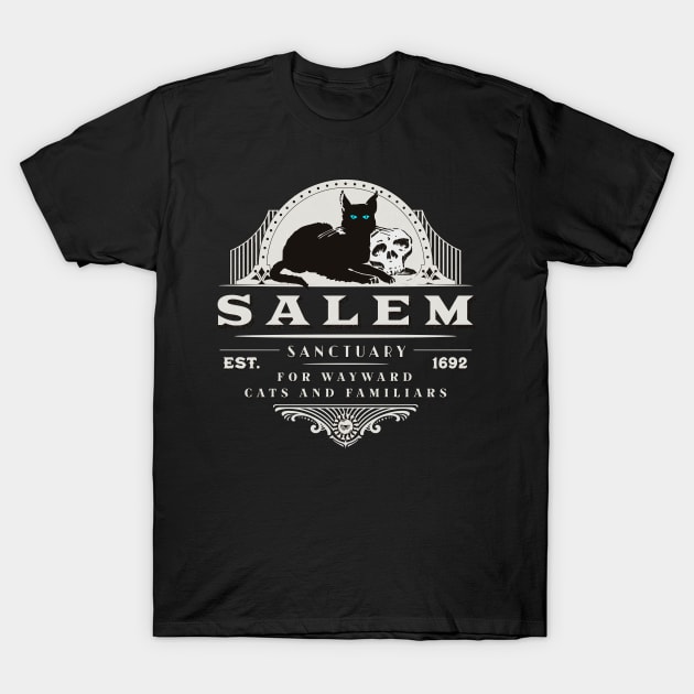 Salem Sanctuary For Familiars T-Shirt by ReaverCrest